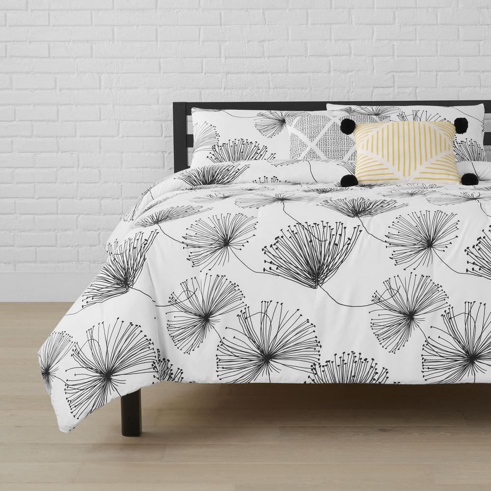 Downtown 7 Piece Reversible Comforter Set by Creative Home Ideas -  Walmart.com