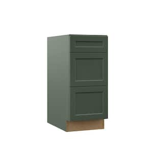 Designer Series Melvern 15 in. W 21 in. D 34.5 in. H Assembled Shaker Drawer Base Bath Kitchen Cabinet in Forest