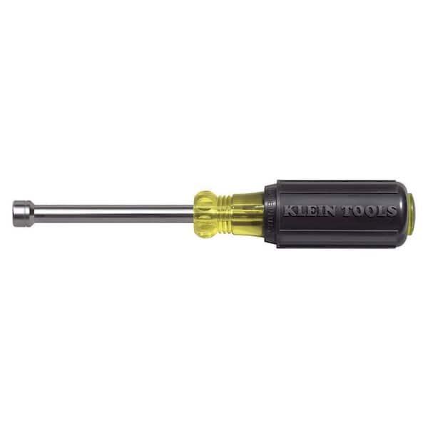 Klein Tools 6 mm Cushion-Grip Hollow-Shank Nut Driver - 3 in. -Shank