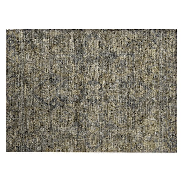 Addison Rugs Chantille ACN571 Chocolate 1 ft. 8 in. x 2 ft. 6 in. Machine Washable Indoor/Outdoor Geometric Area Rug