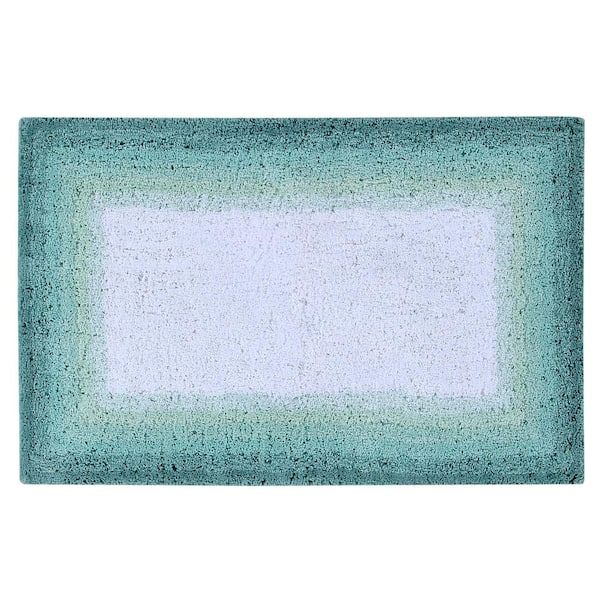 Better Trends Torrent Collection Turquoise 20 in. x 60 in. 100% Cotton Bath  Rug BATO2060TU - The Home Depot