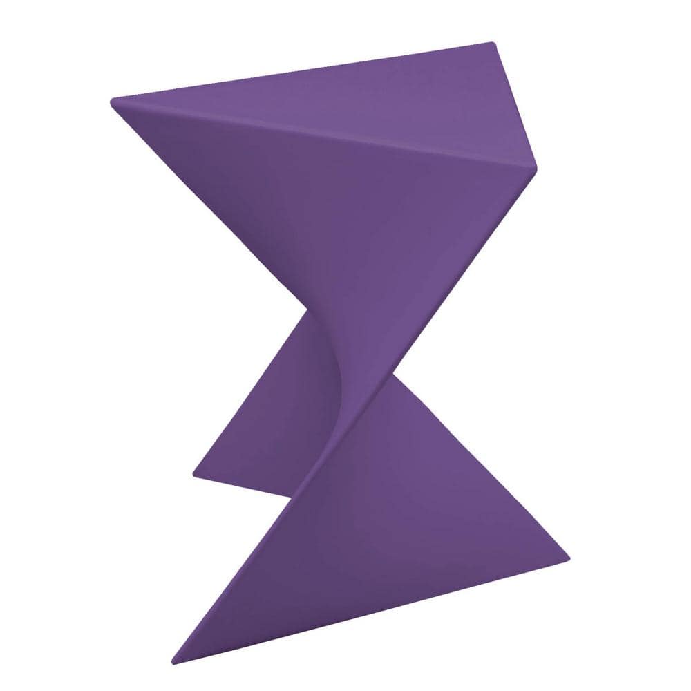 Vibrant Purple Triangular Versatile Side Table