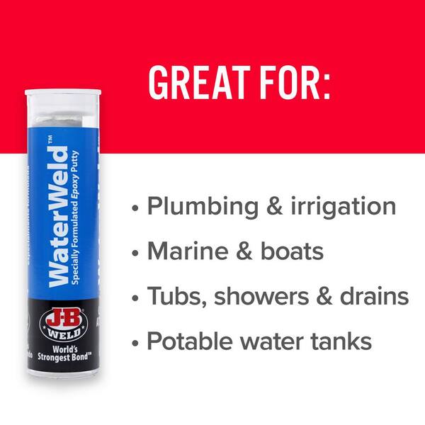 J-B Weld 2 oz. Waterweld Epoxy 8277 - The Home Depot