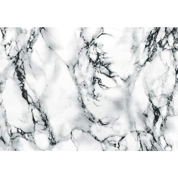 d-c-fix 26.57 in. x 78.72 in. Marble White Adhesive Film