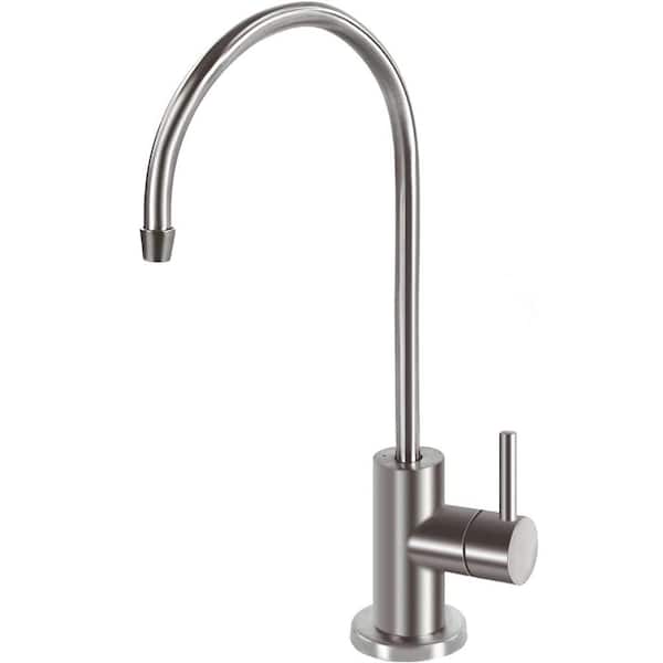Express Water Modern Drinking Water Single Handle Beverage Faucet with 3-Piece Easy Installation in Brushed Nickel