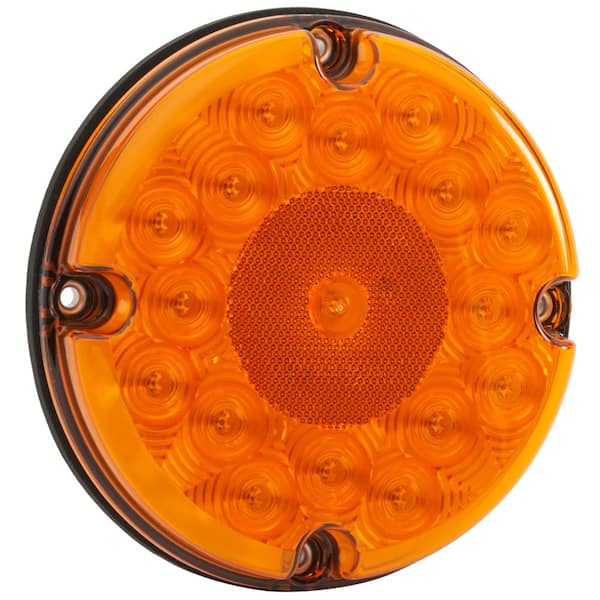 Unbranded LED Stop Tail Turn Light with Reflex-7 in., Single Function Front Turn, Red