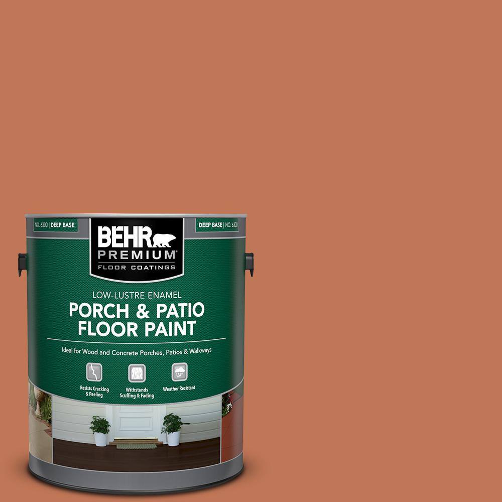 1 gal. #PPU3-01 Moroccan Sky Low-Lustre Enamel Interior/Exterior Porch and Patio Floor Paint price history on PriceWatchPro