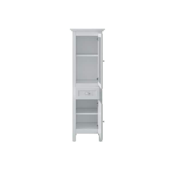 Bathroom Linen Storage Cabinet, White Storage Cabinets With Doors Ikea