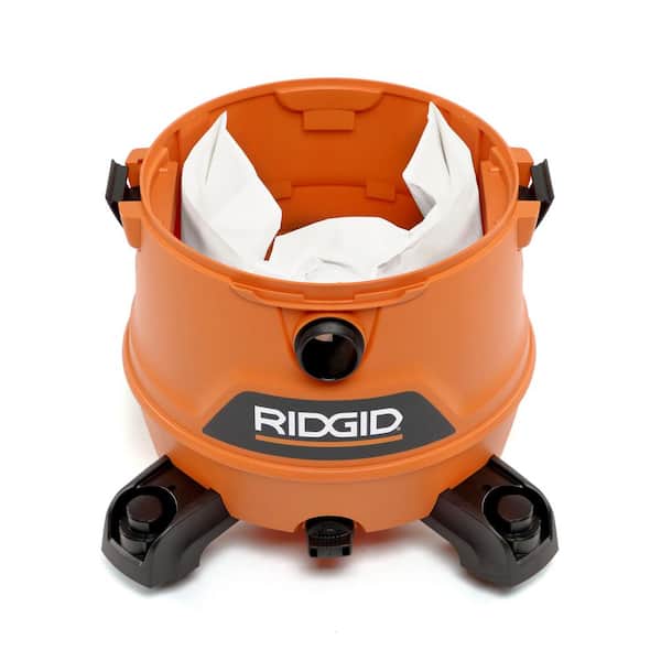 RIDGID 14 Gallon 2-Stage HEPA Commercial Wet/Dry Shop Vacuum with Filter,  Dust Bag, Professional Locking Hose and Accessories RV2400HF - The Home  Depot