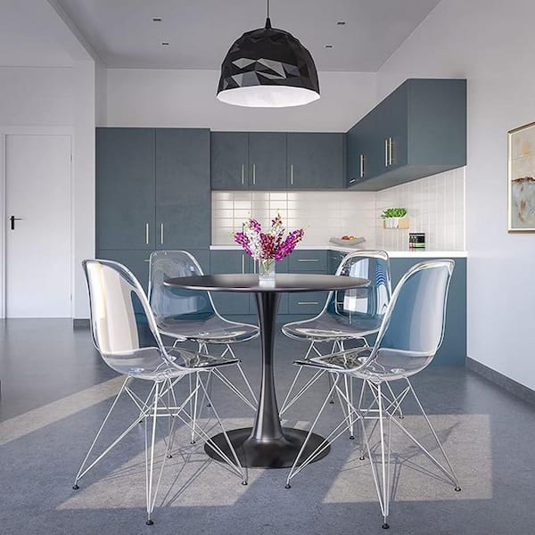 White Color Molded Side Chair
