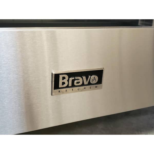 36 4 cu.ft.Freestanding Dual Fuel Range Bravo Kitchen BV361RD