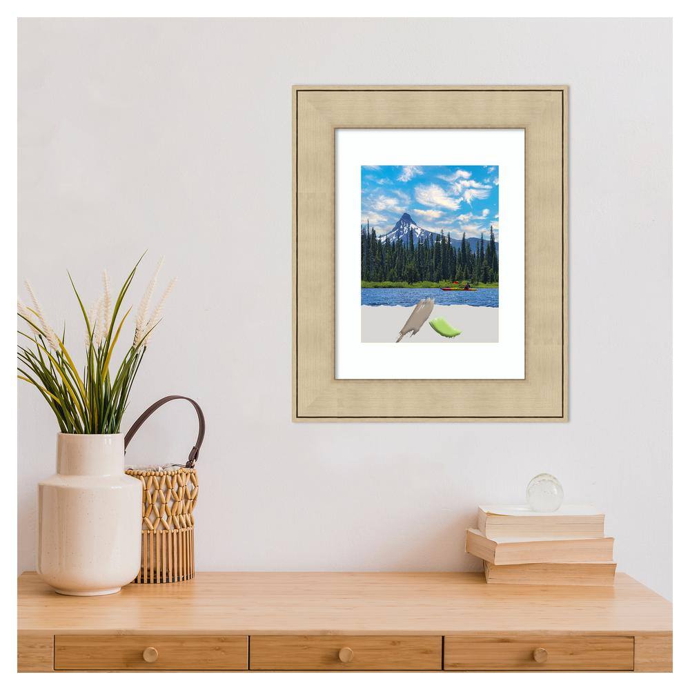 Classic Honey Silver Polystyrene Wall Picture Frame