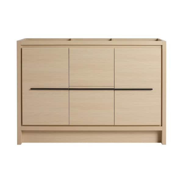 48 in. Bath Vanity Cabinet without Top in Dune Oak Unassembled