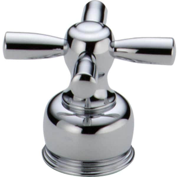 Delta Cross Handle for Basin and Bidet Faucets in Chrome