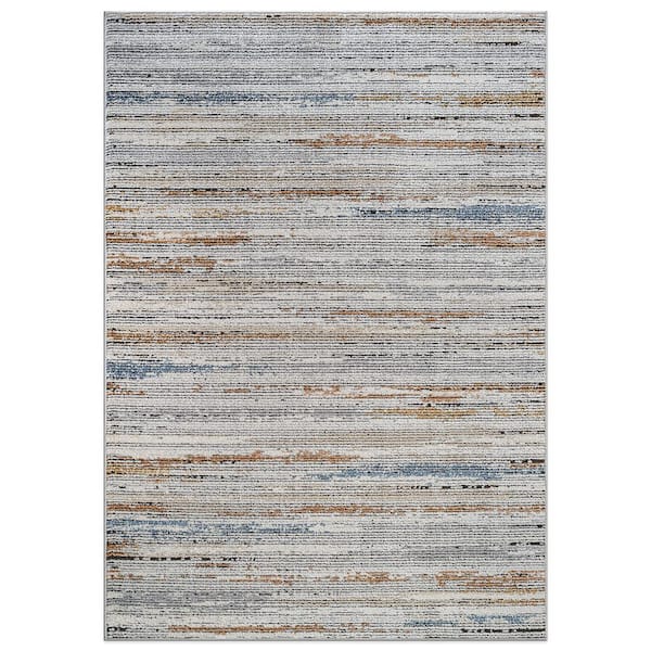 Multi-Tonal for Living Room, Entryway, or Playroom-Easy to Clean and Family Friendly 5 ft. x 7 ft. Multi Area Rug