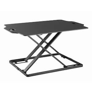 Quick Release Standing Desk Riser in Black