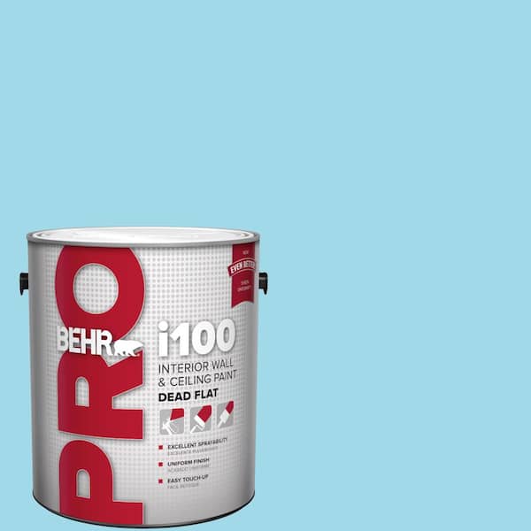 1 gal. #520A-3 Nevada Sky Dead Flat Interior Paint