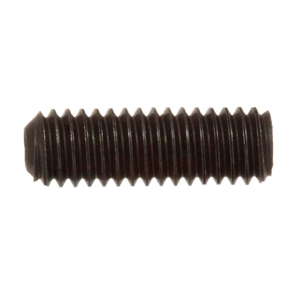 #6-32 x 3/16" Coarse Thread Socket Set Screw Flat Pt Black Oxide 