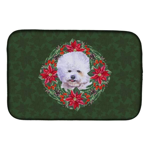 Caroline's Treasures Winter Holiday Maltese Indoor or Outdoor Mat