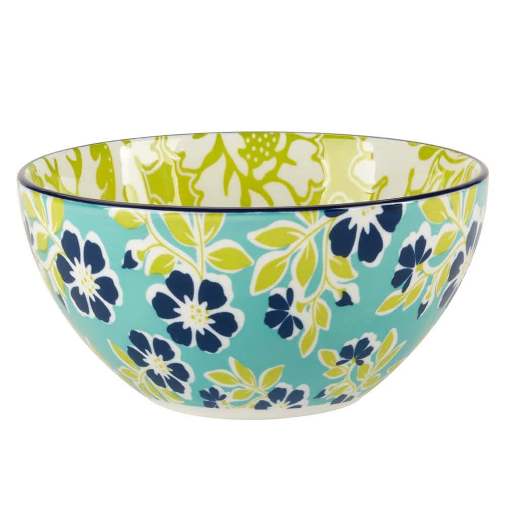 Multicolor Ceramic 30 oz Microwave Safe Dessert Bowls Set