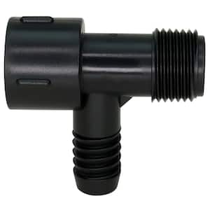 1/2 in. MPT x 1/2 in. FPT x 1/2 in. Barb Male/Female Polyethylene Adapter Tee