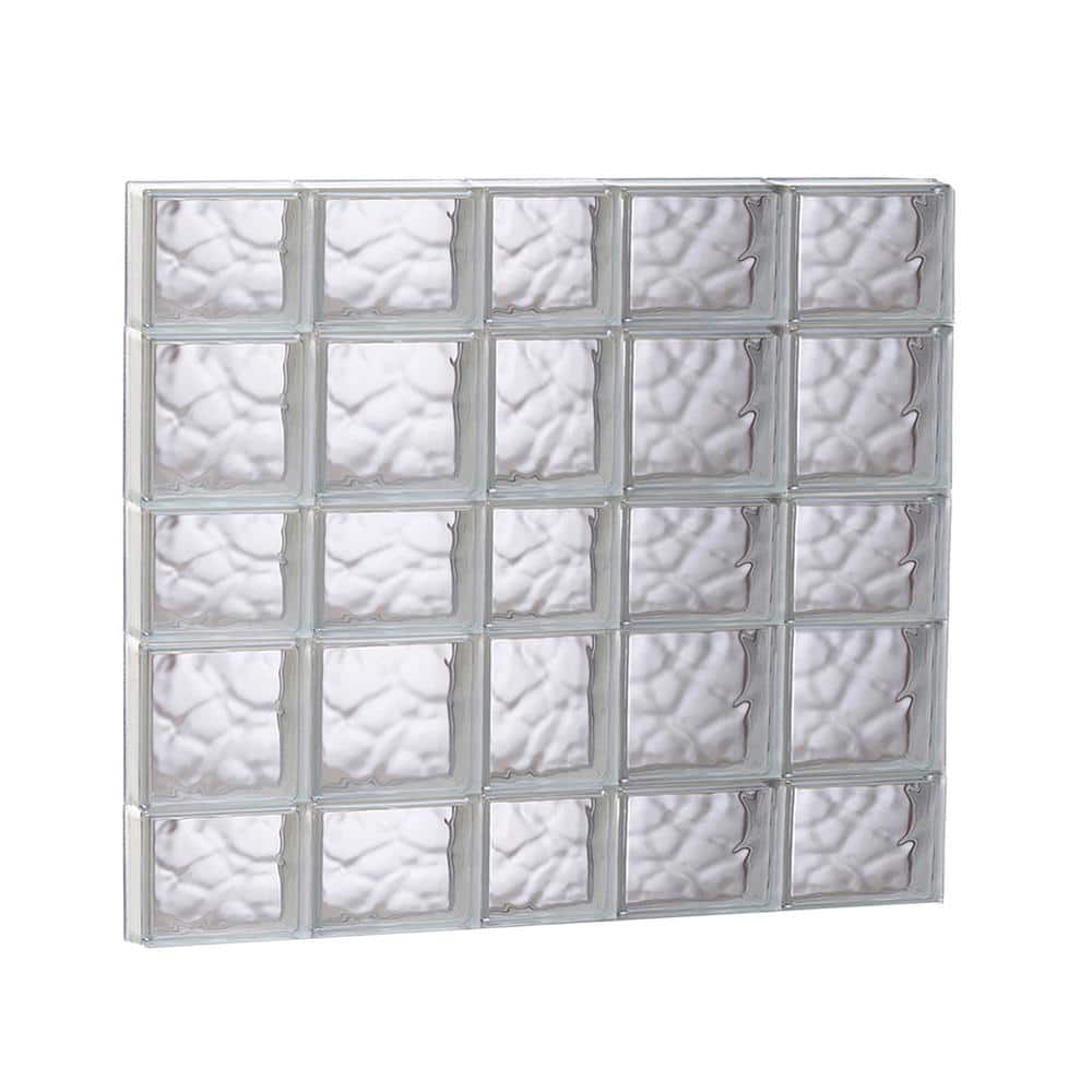 36.75 in. x 32.75 in. x 3.125 in. Frameless Wave Pattern Non-Vented Glass Block Window price history on PriceWatchPro