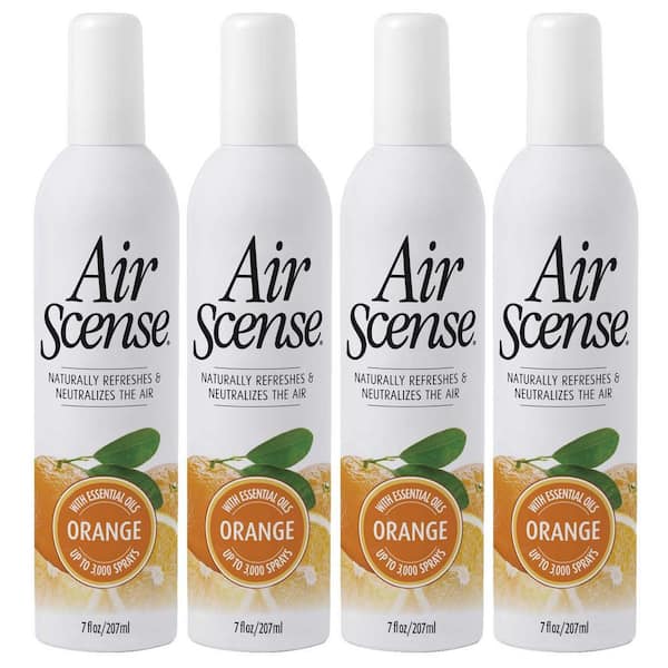 AIR SCENSE 7 fl. oz. Orange Air Freshener Spray (4-Pack) AIROR4PK - The  Home Depot
