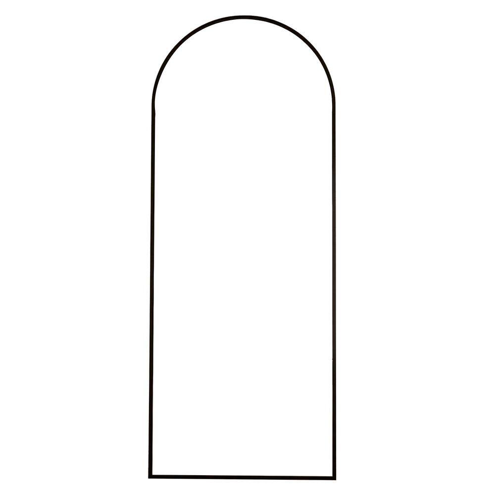 23.6 in. W x 65 in. H Arched Aluminum Framed Wall Mount or Floor Standing M