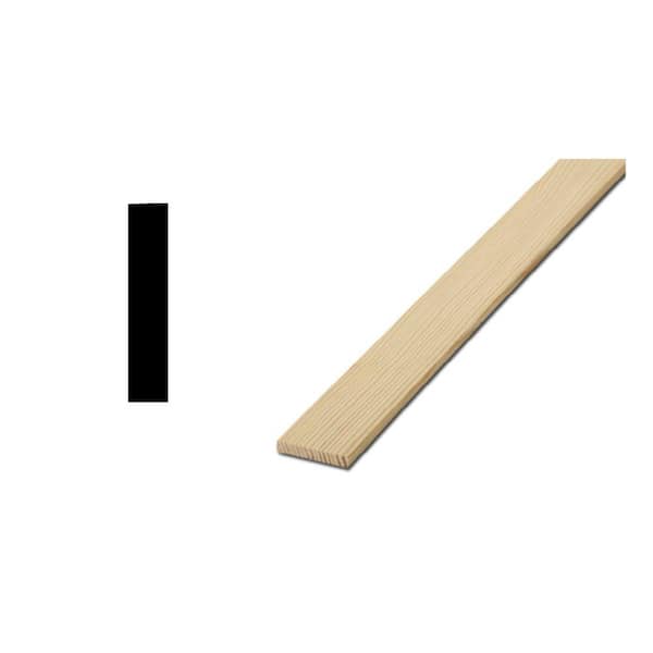 Woodgrain Millwork WM 266 1/4 in. x 1-1/2 in. Pine Lattice Moulding