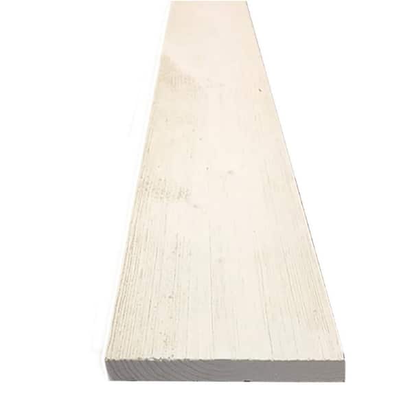 Madison 1 in. x 4 in. x 8 ft. Barn Wood White Pine Trim Board (6-Piece Per Box)
