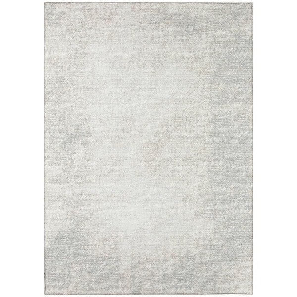 Addison Rugs Rylee Grey 5 ft. x 7 ft. 6 in. Geometric Indoor/Outdoor Area Rug
