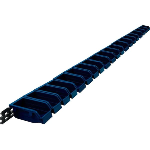 Stalwart 20-Compartments Small Parts Organizer Stackable Bins 5.125 in. L x 3.625 in. W x 2 in. H Interlocking Bins