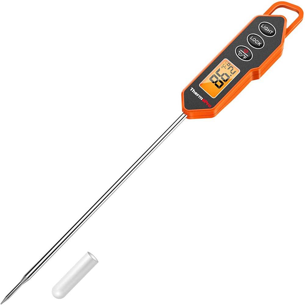 ThermoPro TP17HW Digital Meat Thermometer with 4 Temperature Probes, HI/LOW  Alarm Smoker Food Thermometer with Colored Backlit LCD, BBQ Thermometer for Cooking  Grilling Kitchen Oven Barbecue Turkey 