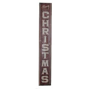 40 in. Wood Christmas Sign