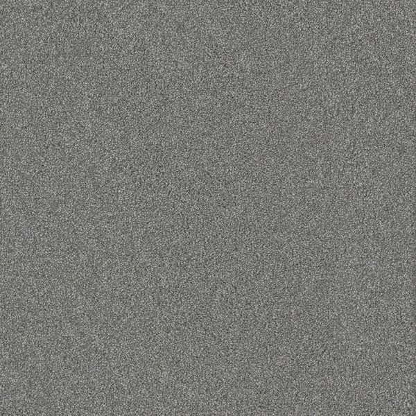 Lifeproof Misty Meadows I- Superior Gray - 45 oz. SD Polyester Texture Installed Carpet