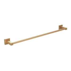 Duro 24 in. Wall Mounted Towel Bar in Brushed Bronze
