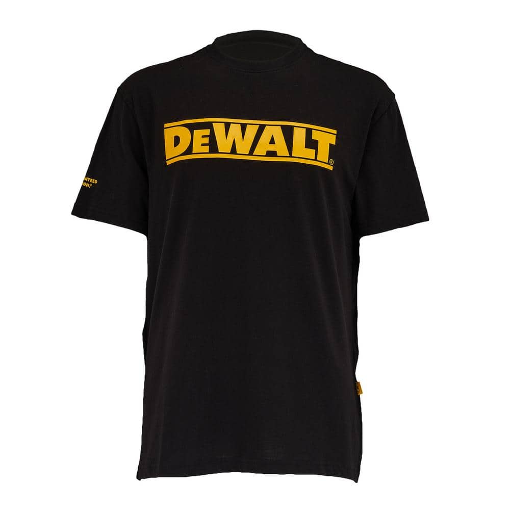 DWS Tシャツ XL 黒 DEWALT Men's XL Black Cotton Polyester Short Sleeve Tee Shirt with
