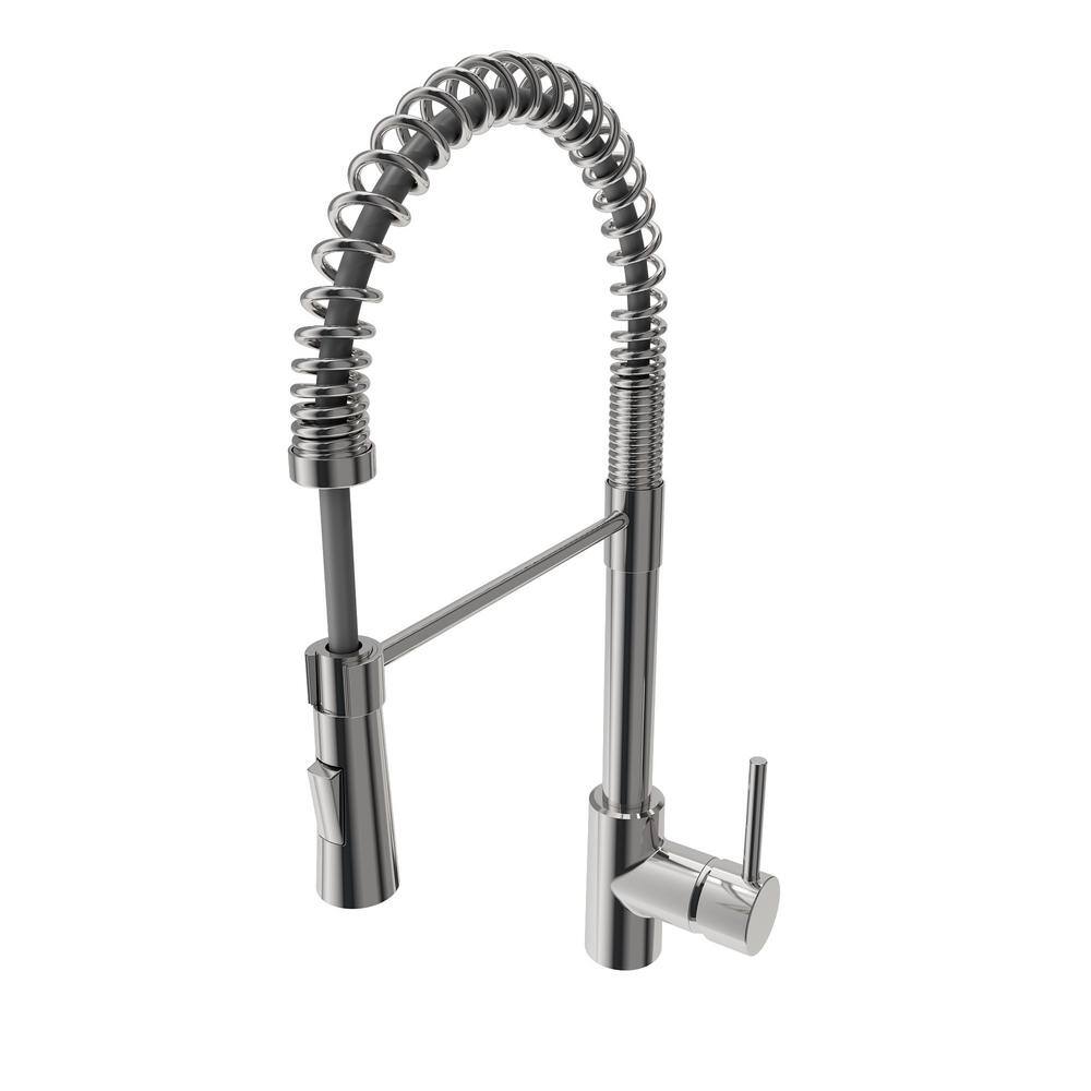 Livenza Stainless Steel Pull-Down Kitchen Faucet with Spray