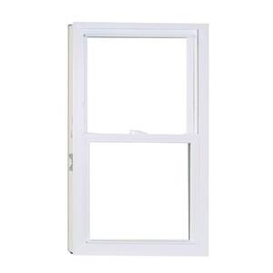 32 in. x 62 in. 50 Series Low-E Argon SC Glass Double Hung White Vinyl Replacement Window, Screen Incl