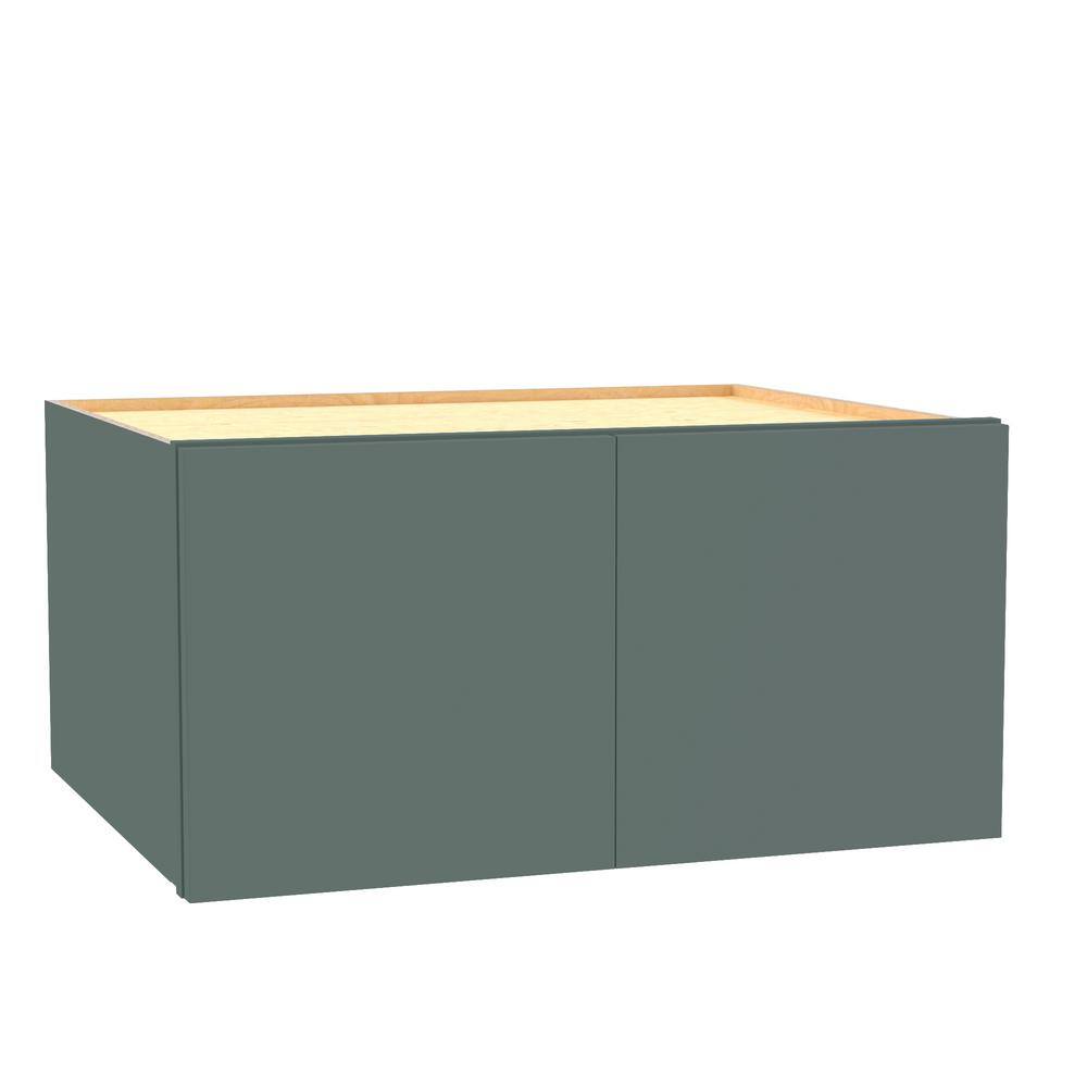 Hargrove 30 in. W x 24 in. D x 15 in. H Assembled Plywood Wall Bridge Kitch
