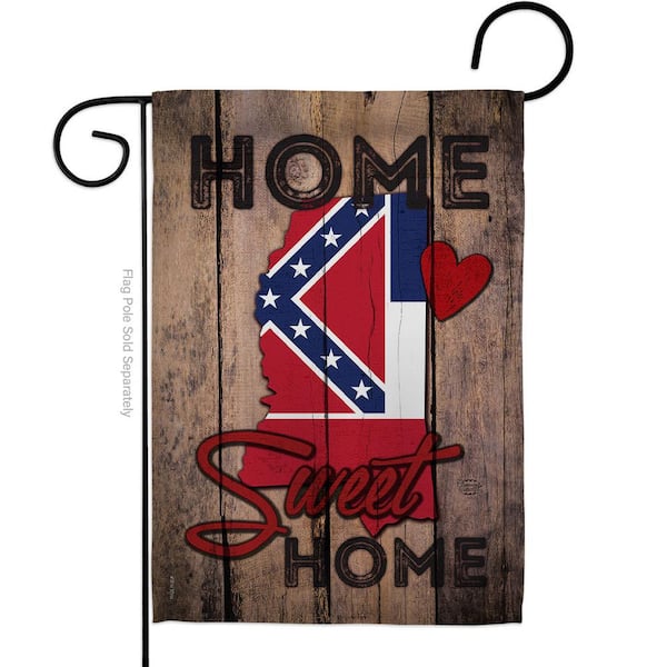 Ornament Collection State Mississippi Sweet Home Garden Flag Double-Sided Regional Decorative Vertical Flags 13 X 18.5