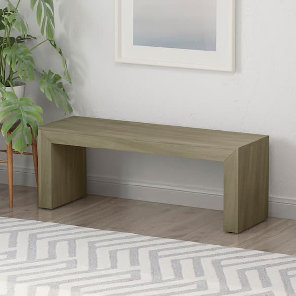 Palston Light Grey Bench