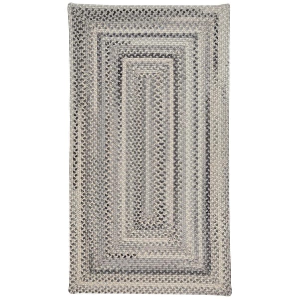 Capel Tooele Grey 2 ft. x 4 ft. Concentric Area Rug