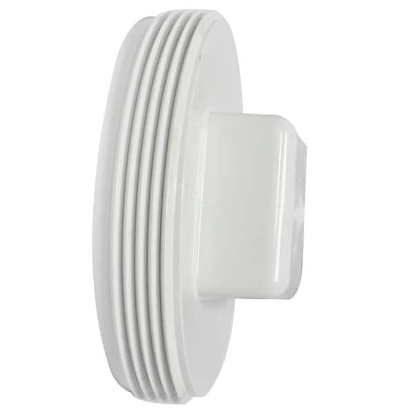 IPEX 4 in. PVC DWV MPT Cleanout Plug Fitting 755225 - The Home Depot