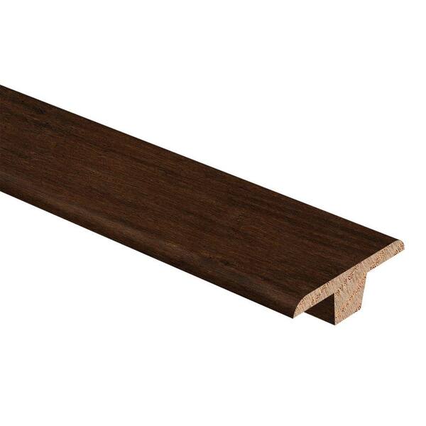 Zamma Strand Woven Bamboo Java 3/8 in. Thick x 1-3/4 in. Wide x 94 in. Length Hardwood T-Molding
