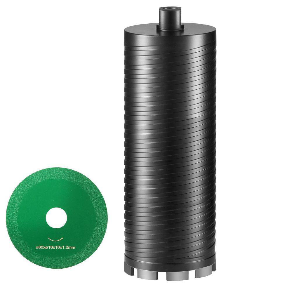 Core Drill Bit, 4 in. Wet/Dry Diamond Core Drill Bits for Brick and Block, Concrete Core Drill Bit Carbon Steel price history on PriceWatchPro