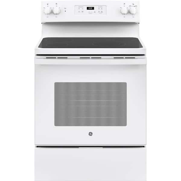 30 in. 5.3 cu. ft. Freestanding Electric Range in Stainless Steel