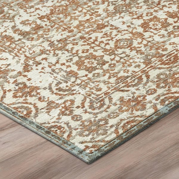 Chantille Machine Washable Indoor/Outdoor Abstract ACN2931 Cream 10 ft. x 14 ft. Area Rug