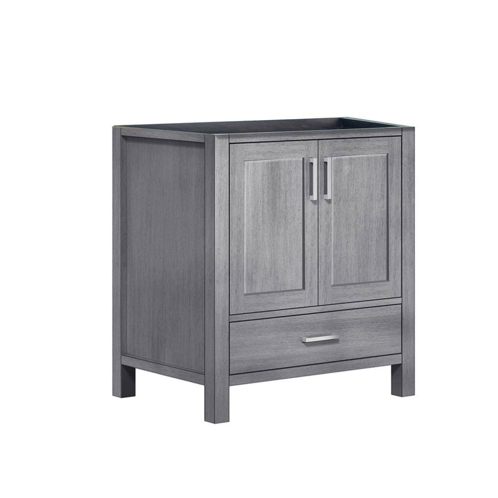 Jacques 30" Distressed Grey Solid Birch Bathroom Vanity