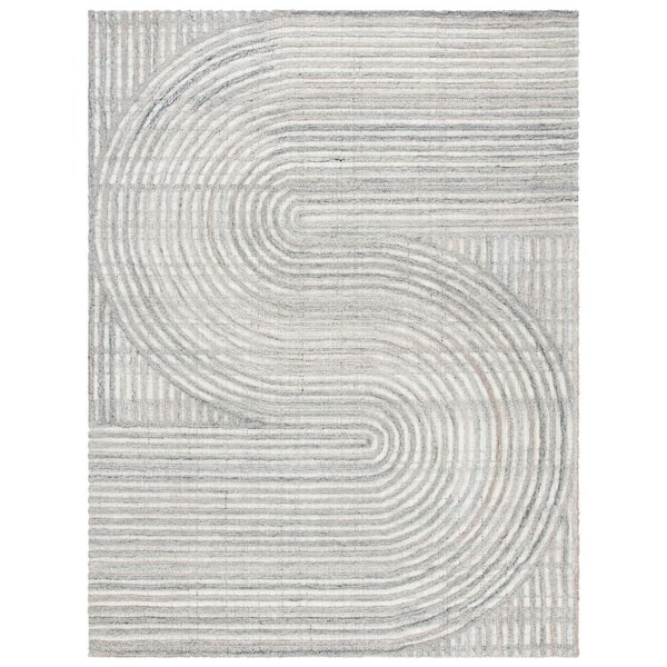Southampton 10 ft. x 14 ft. Beige Meander Striped Area Rug